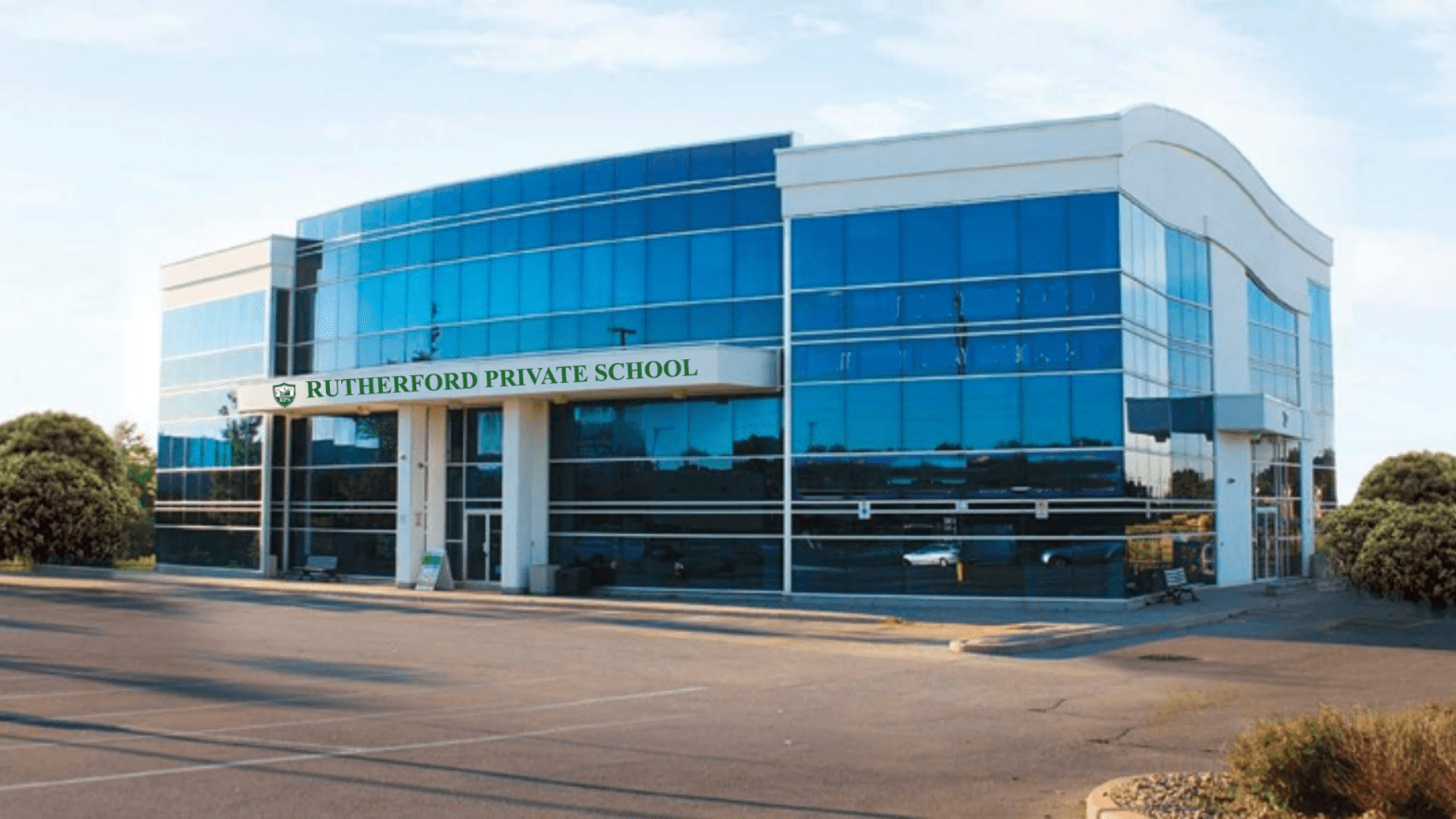 Rutherford Outdoor Sign Private High School & Adult Education